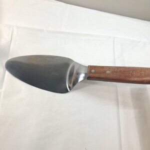 Dexter Poppin Fresh Pies Server Stainless Steel Restaurant Wooden Handle Vintage